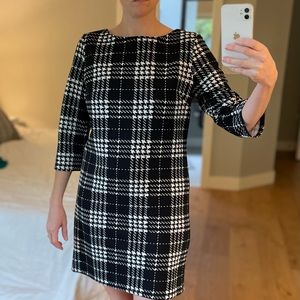 Stretchy, mini shift dress